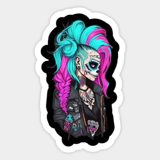 horror girl Sticker